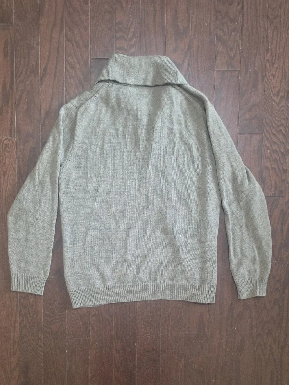 J. Crew Olive Turtleneck Toggle Sweater
